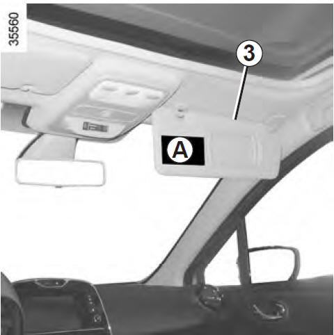 Renault Clio: Désactivation, activation airbag passager avant ...